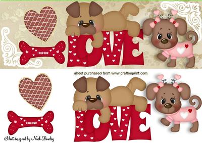 I Dig You, Cute Little Love Puppies Dl