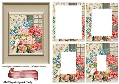Pretty Spring Flowers in a Frame Tunnel Pyramids