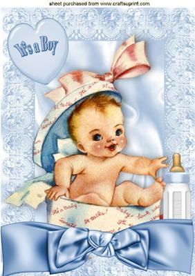 It's a Boy Reaching for His Bottle A4