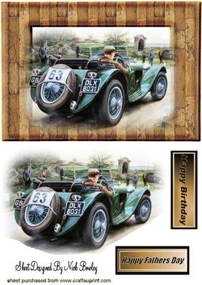 Taking a Ride in a Lovely Vintage Sports Car