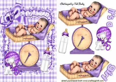 Oooh! I Wonder What I Weigh! Cute Baby Girl