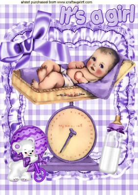 Oooh! I Wonder What I Weigh! Cute Baby Girl