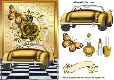 I Love My Gold Sports Car, with Rose and Lippy
