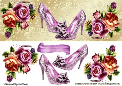 Pretty Roses, and Sparkle Pink Shoes Dl
