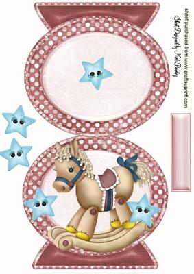 Rocking Horse with Stars, Quick Card