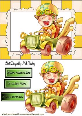 It's a Boy Thing! with Racing Car