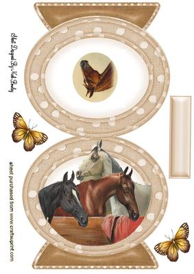 Lovely Vintage Horses, Quick Cards