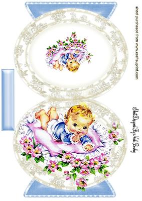 Cute Baby Boy with Smile Quick Card