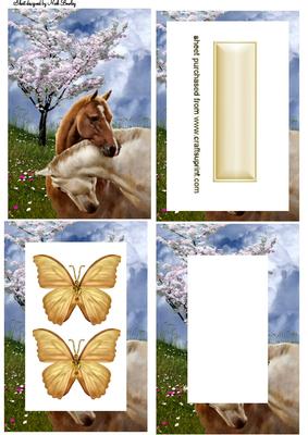Horses Heads Entwined Tunnel Pyramids
