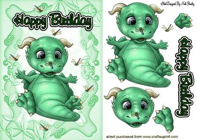Ooh! So Many of Them!, Cute Little Green Dragon