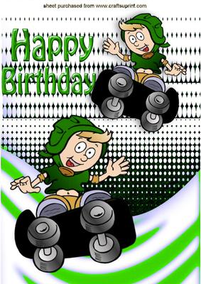 Boyz to Men! Skateboarding in Green A4