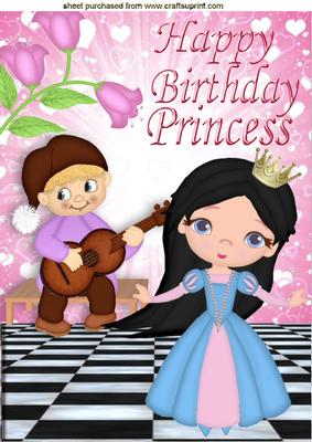 Oh! I Could Dance All Night! Birthday Princess A4