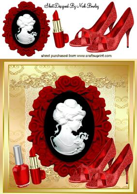 Pretty Shoes with Cameo, and Lippy 8x8