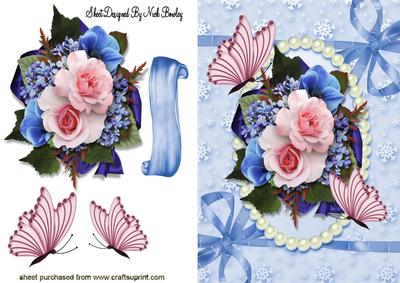 Pearls, Bows and Pretty Flowers