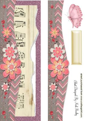 A Touch of Nostalgia! Flowers, & Music Tall Dl