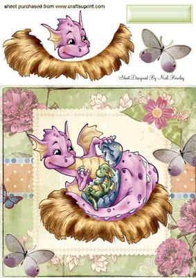 Moments with Mamma, Cute Dragon 8x8