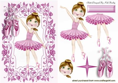 Dancing Ballerina with Her Shoes