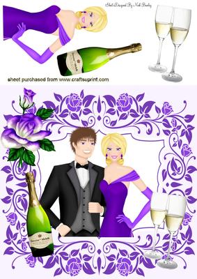 Lovely Couple Celebrating 8x8