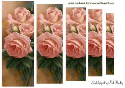 Pretty Pink Roses Pyramids