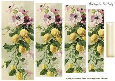 Wild Flowers with Lemons Pyramids