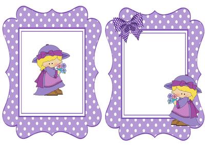 Bellamaeflowers, Cute Little Floral Girl! A5 Insert