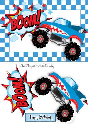 Boom! a Four Wheeler Monster Truck