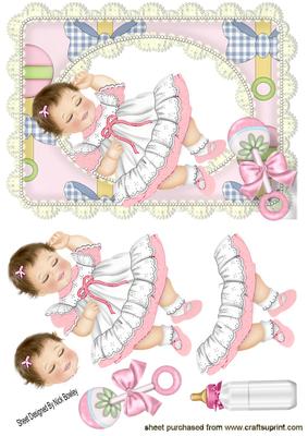 Sleep Little One! Cute Baby Girl