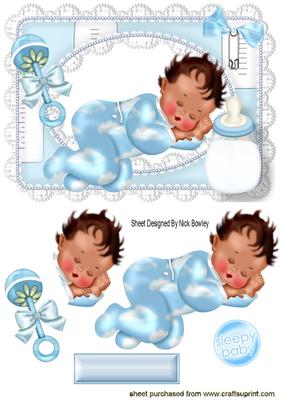 Sleep Little One! Cute Baby Boy