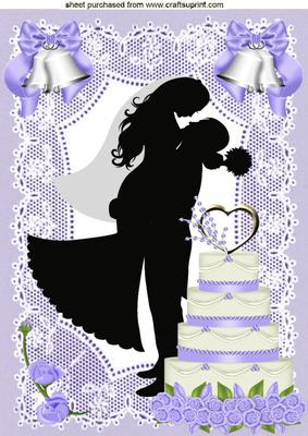 He Swept Me Off My Feet , Silhouette Couple A4