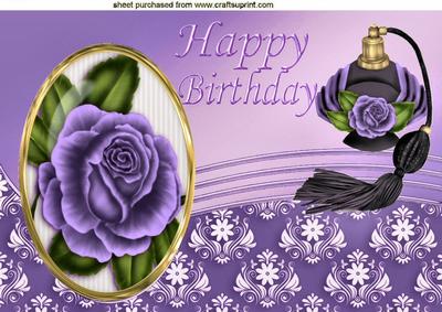 Perfume and Purple Roses A4