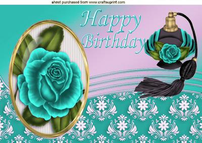 Perfume and Turq Roses A4