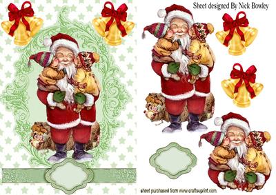 We Do Love You Santa, Lovely Vintage Children & Santa