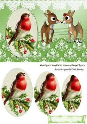 Rudolph with His Girl Friend, and Robin Pyramids