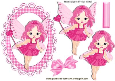 Pink Faerie with Her Magic Wand