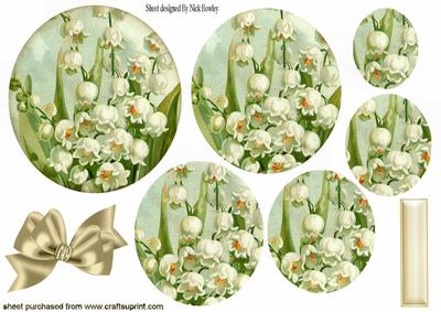 Pretty Lily of the Valley Oval Pyramids