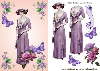 Pretty in Lilac and Delicate