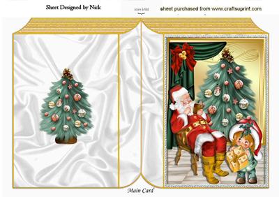 Um! Hello Santa! I Got a Present for You Folded Book