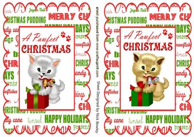 A Pawfect Christmas, Cute Kitten Toppers