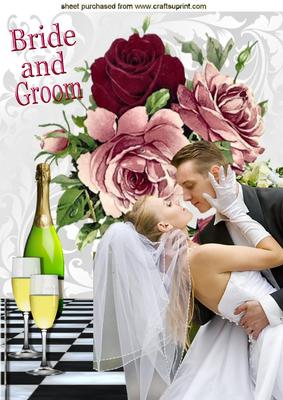 To Have and to Hold with Champagne & Roses A4