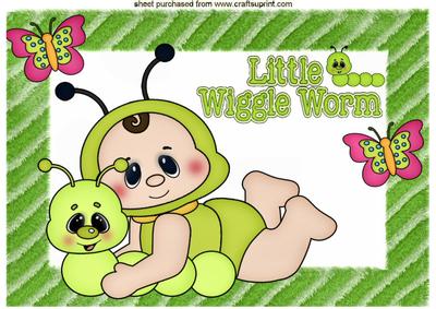Little Wiggle Worm! with Baby A4