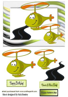I Can See the Road, Keep Up, Toony Helicopters