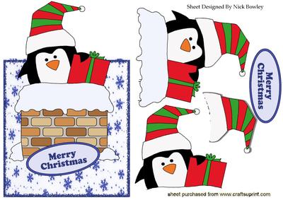 Penguin in the Chimney, Over the Edge Card