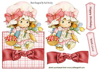 Taking Flowers to Granny, Over the Edge Card