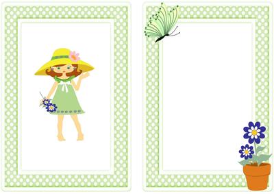 I Do Love a Garden of Flowers A5 Insert