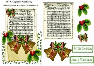 Jingle Bells Old Sheet Carol with Bells, Over the Edge