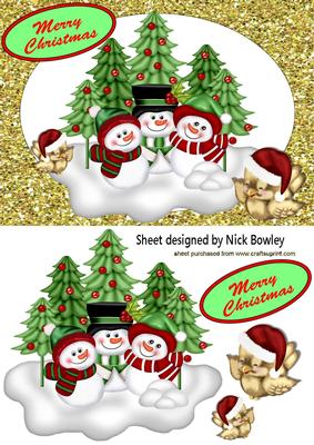 Snow Much Fun with Cute Little Robins