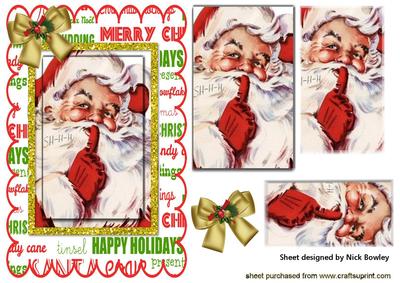 S"hhh! Santa! Hope Everyone is Sleeping Pyramids