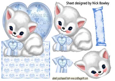 You're the Cats Meow! Love U Kitten Over the Edge