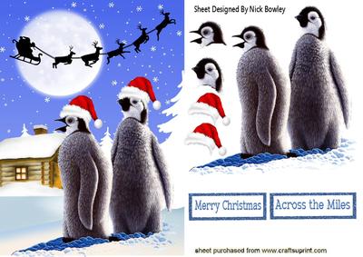 We Have to Look Nice for Santa Cute Penguins