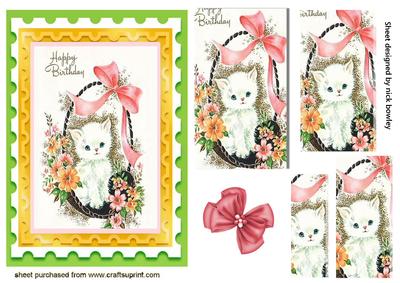 White Kitten in a Basket Pyramids